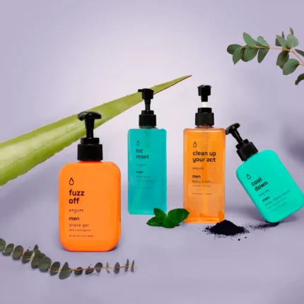 All Things New Boutigue | Men’s Hair & Body Care Grooming Kit, Men’s Skincare – 4 Pc