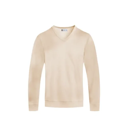 All Things New Boutigue | Mens Solid V Neck Sweater / Khaki