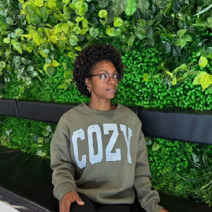 All Things New Boutigue | OLIVE GREEN CASUAL ‘COZY’ SWEATSHIRT