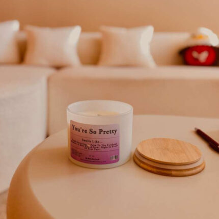 You're So Pretty Conversation Wood Wick Candle