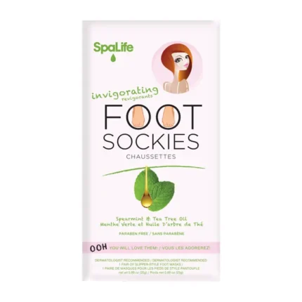 All Things New Boutigue | Pink Invigorating Foot Sockies Spearmint & Tea Tree Oil