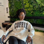 All Things New Boutigue | BEIGE CASUAL ‘COFFEE’ SWEATSHIRT