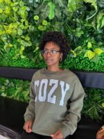 All Things New Boutigue | OLIVE GREEN CASUAL ‘COZY’ SWEATSHIRT