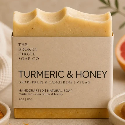 Turmeric Honey | Grapefruit Tangerine Soap | Brightening Bar