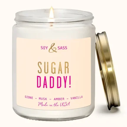 Sugar Daddy 9 oz Soy Candle Home Decor & Gifts