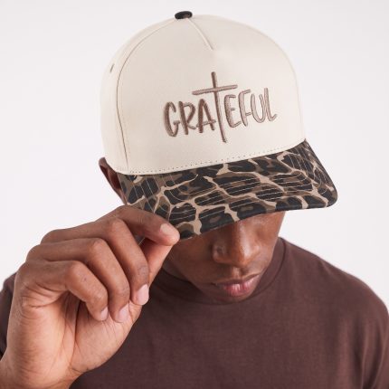 Grateful Embroidery Two-Tone Trucker Hat